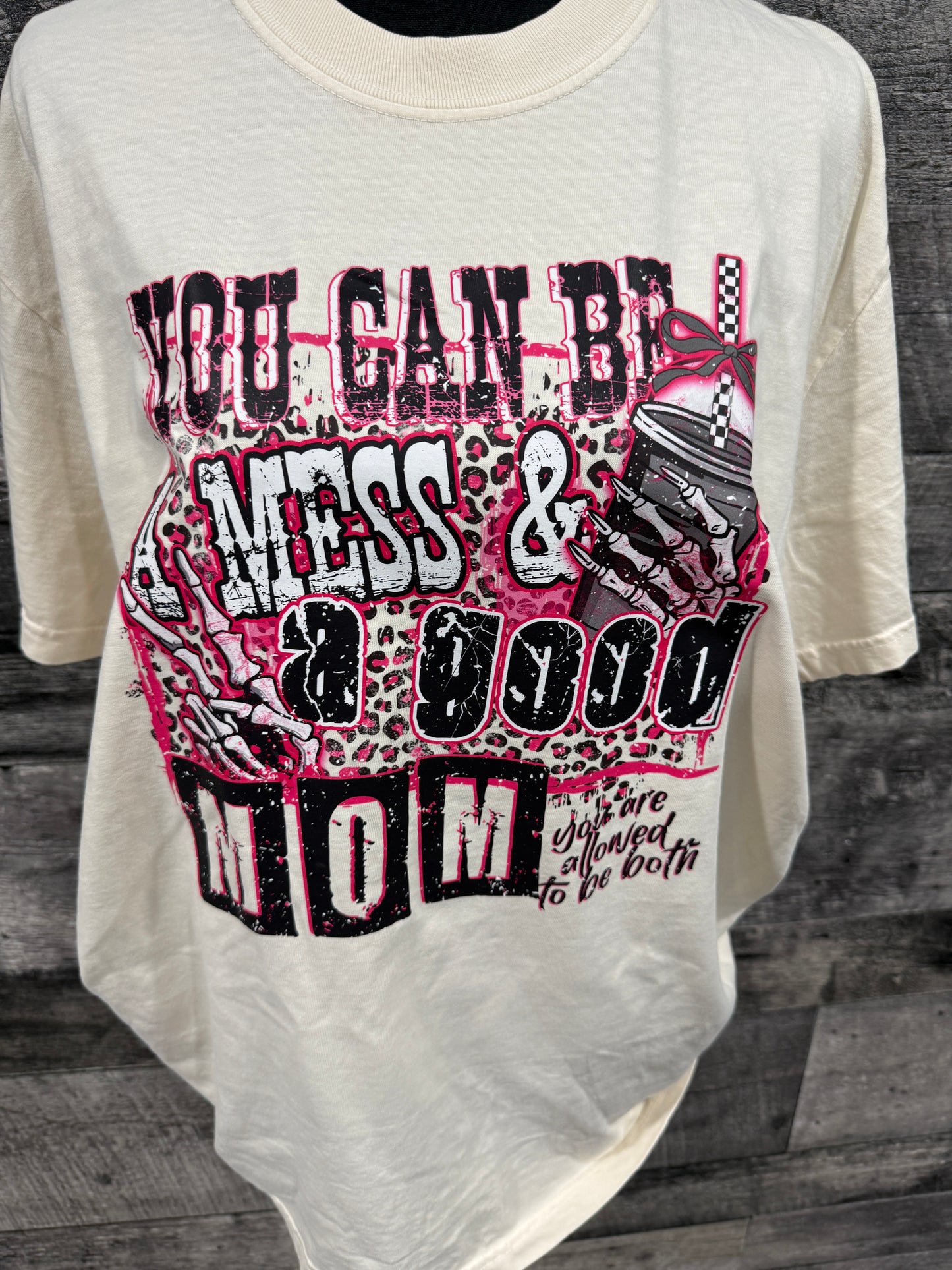 Messy Good Mom T-shirt