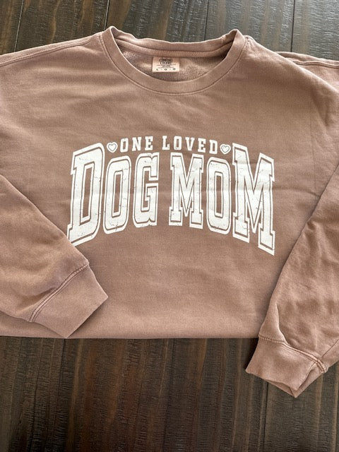 One Loved Dog Mom Crewneck