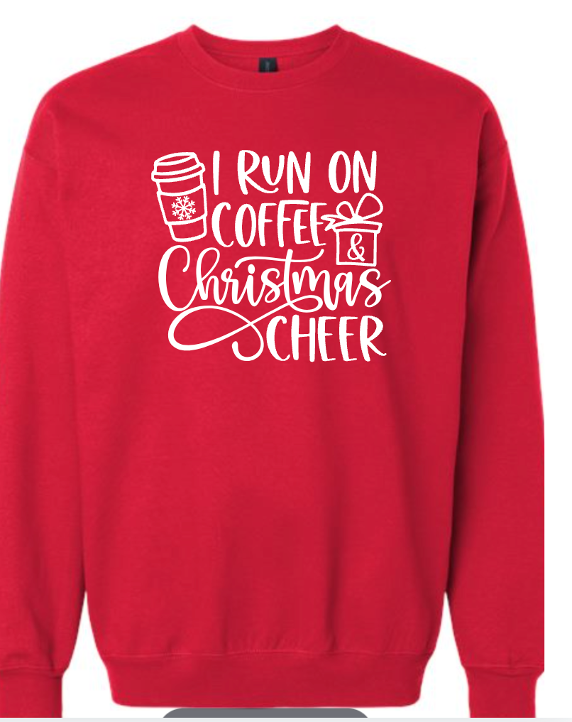 I Run on Coffee Crewneck