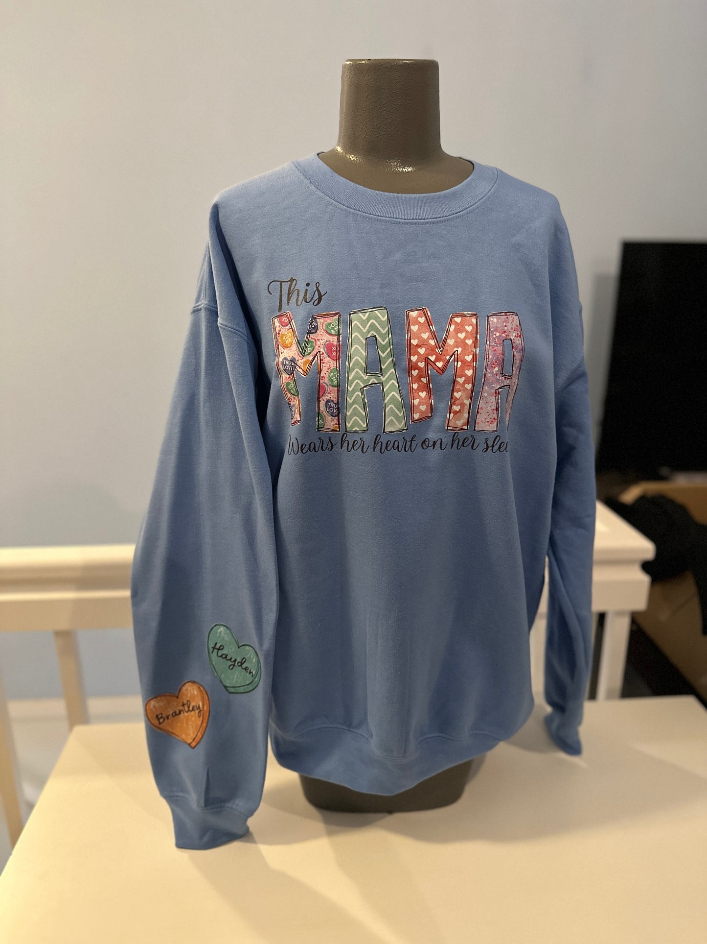 This Mama Crewneck-Valentine's Font