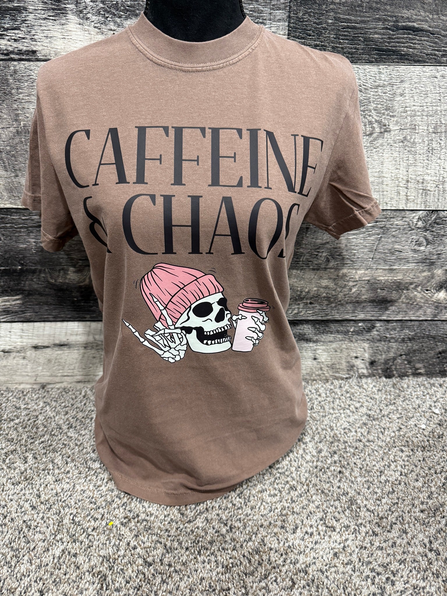 Caffeine and Chaos T-shirt
