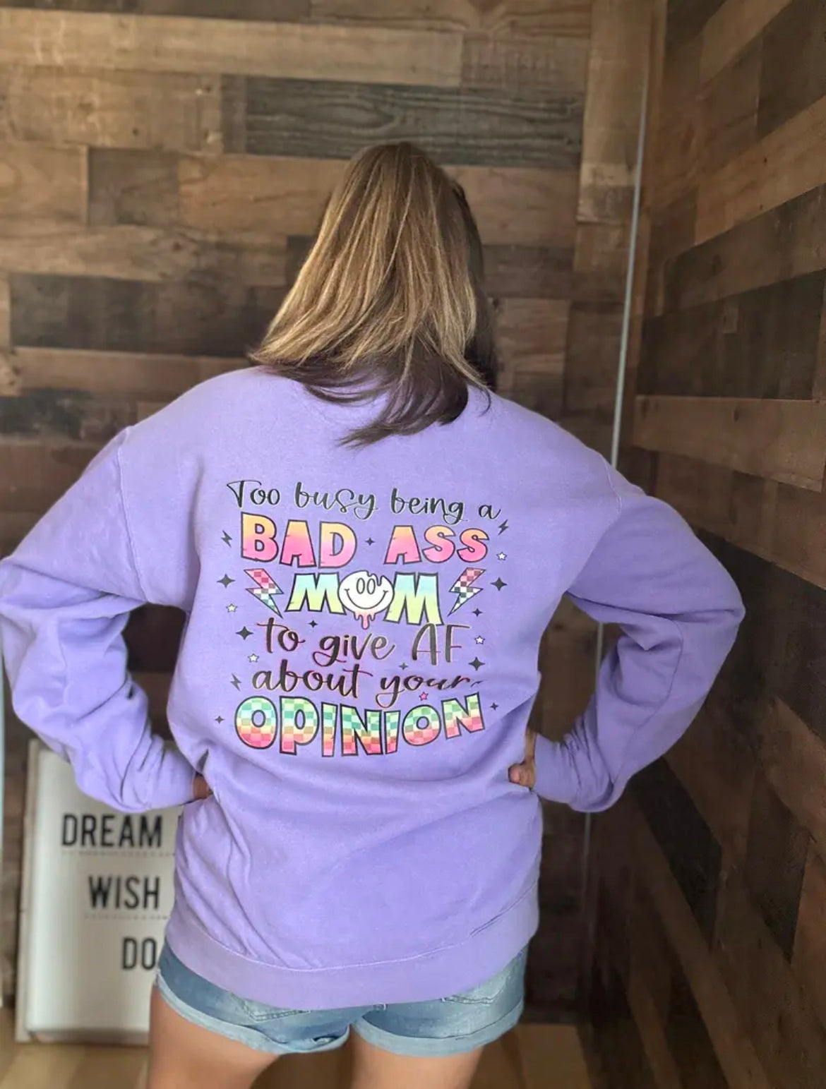 Bad Ass Mom Crewneck