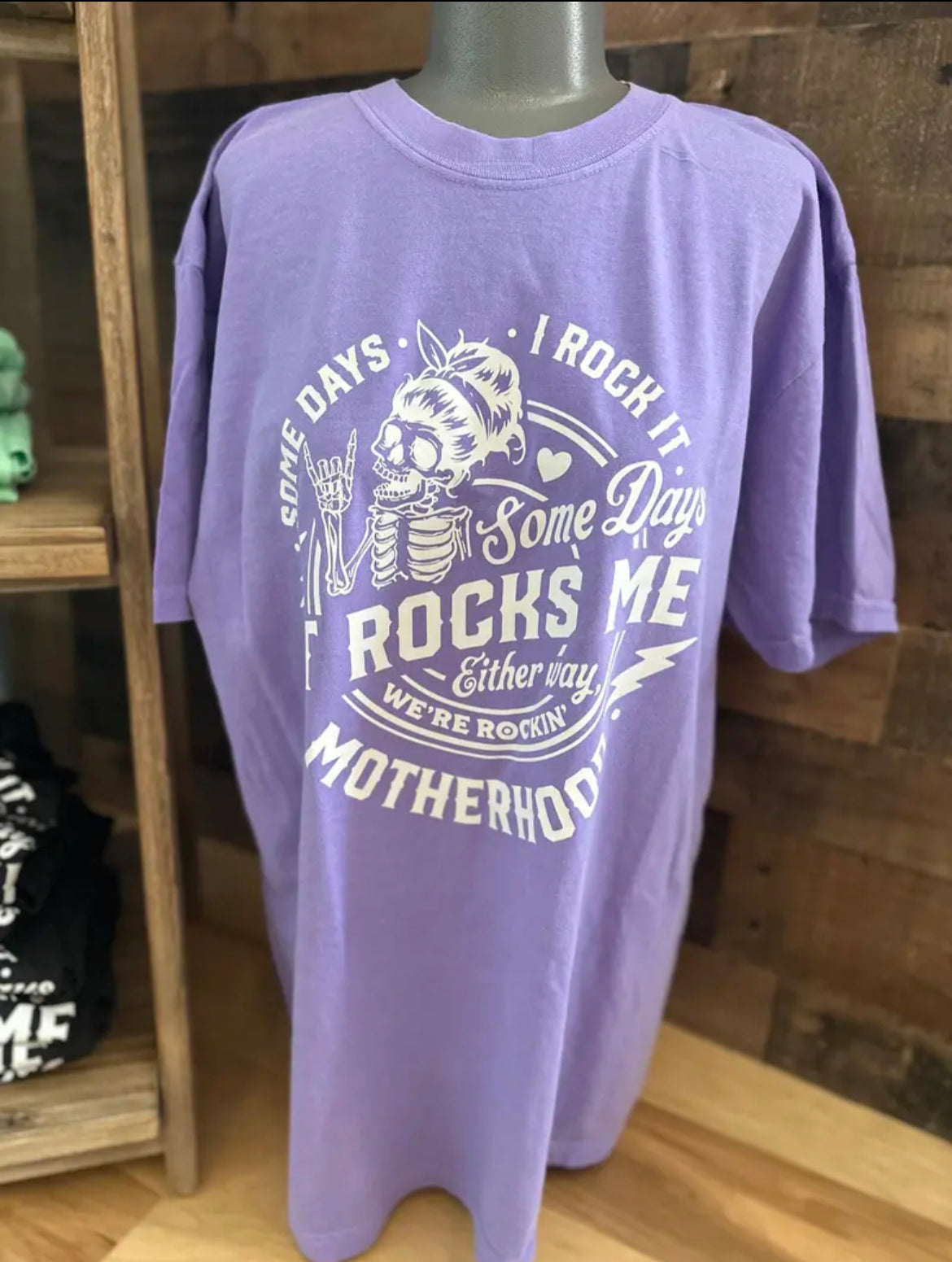 Motherhood Rocked Me T-Shirt