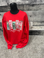 Merry Christmas red Crewneck