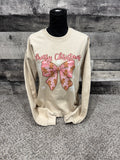 Gingerbread Bow Crewneck