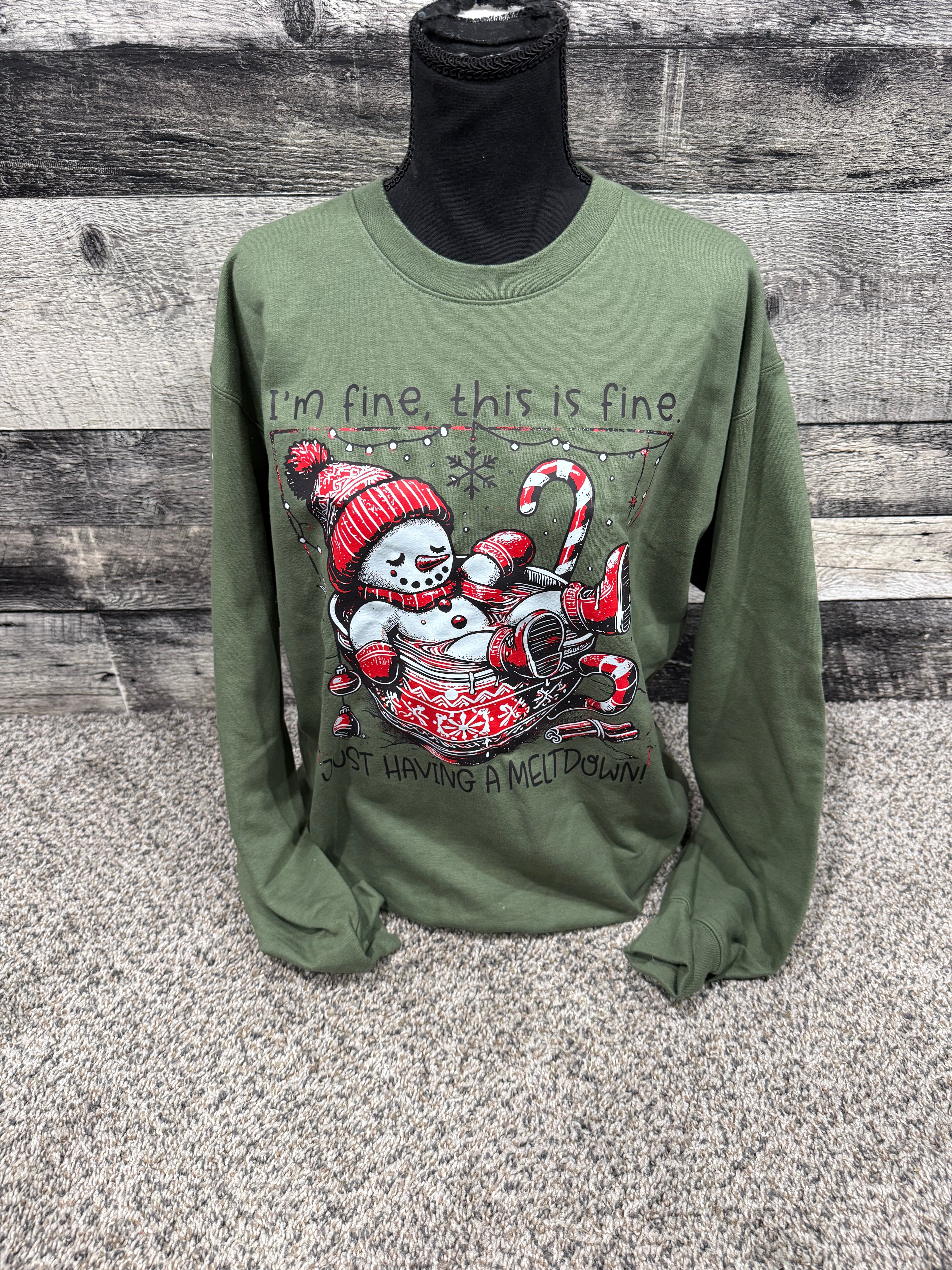Having a Meltdown Crewneck