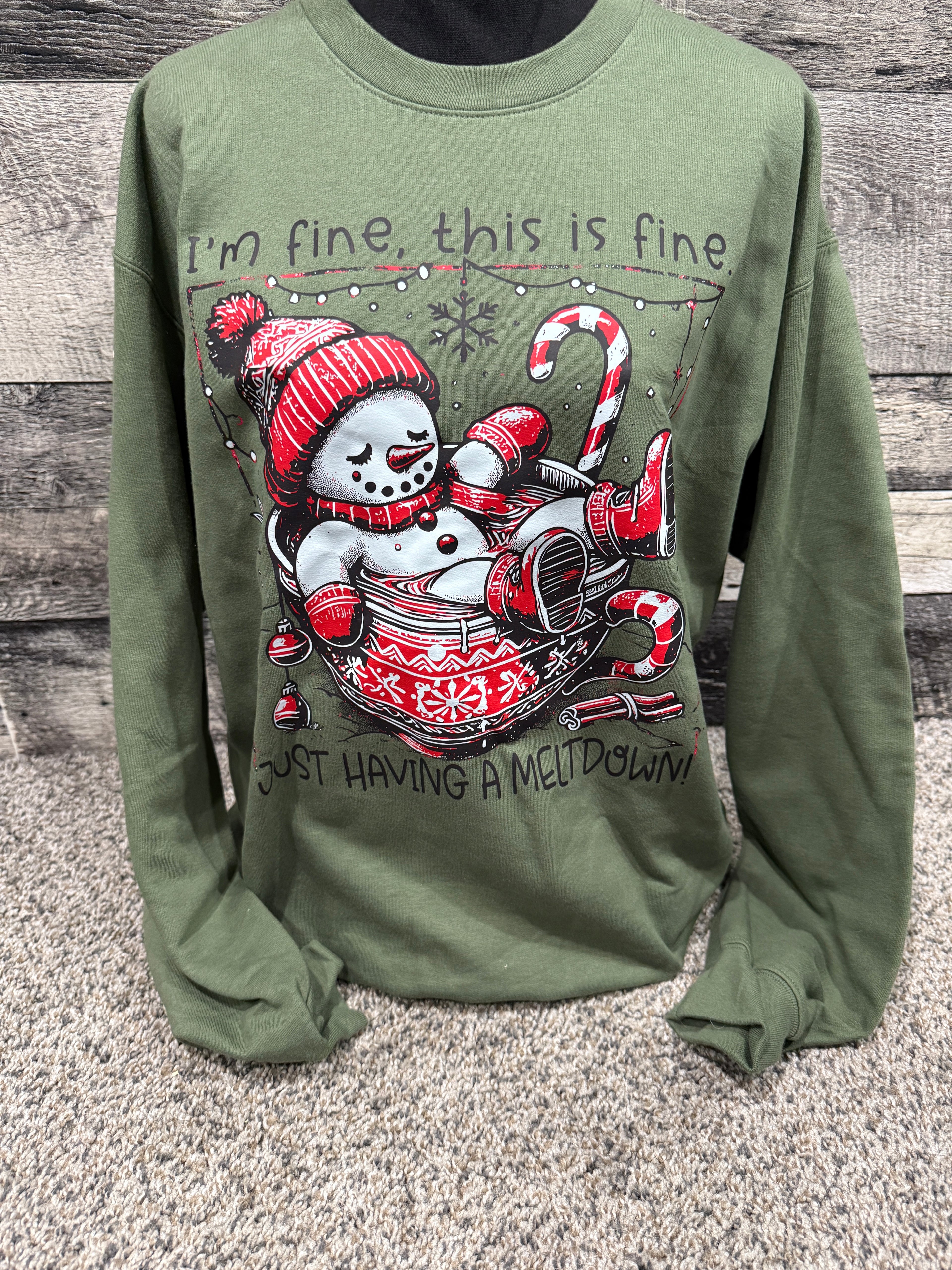 Having a Meltdown Crewneck