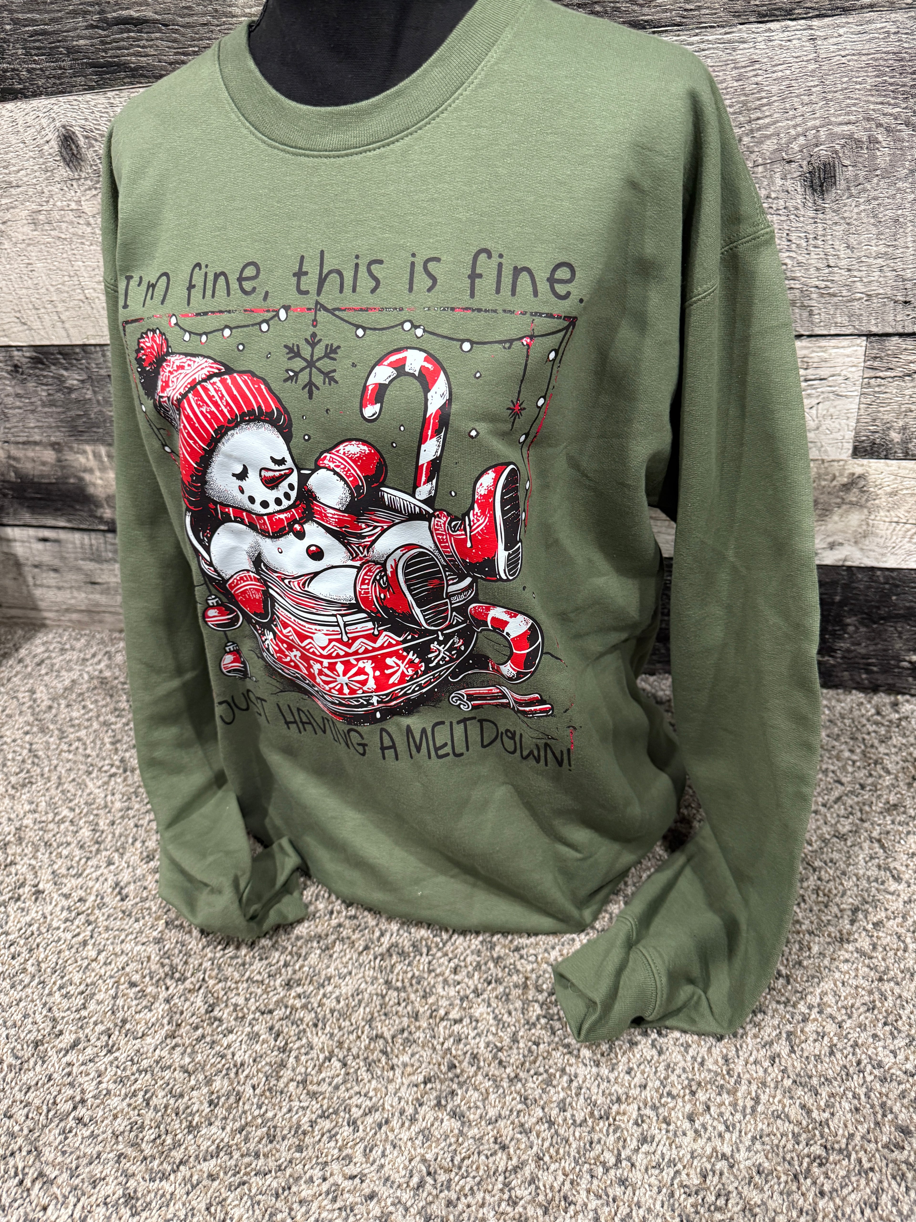 Having a Meltdown Crewneck