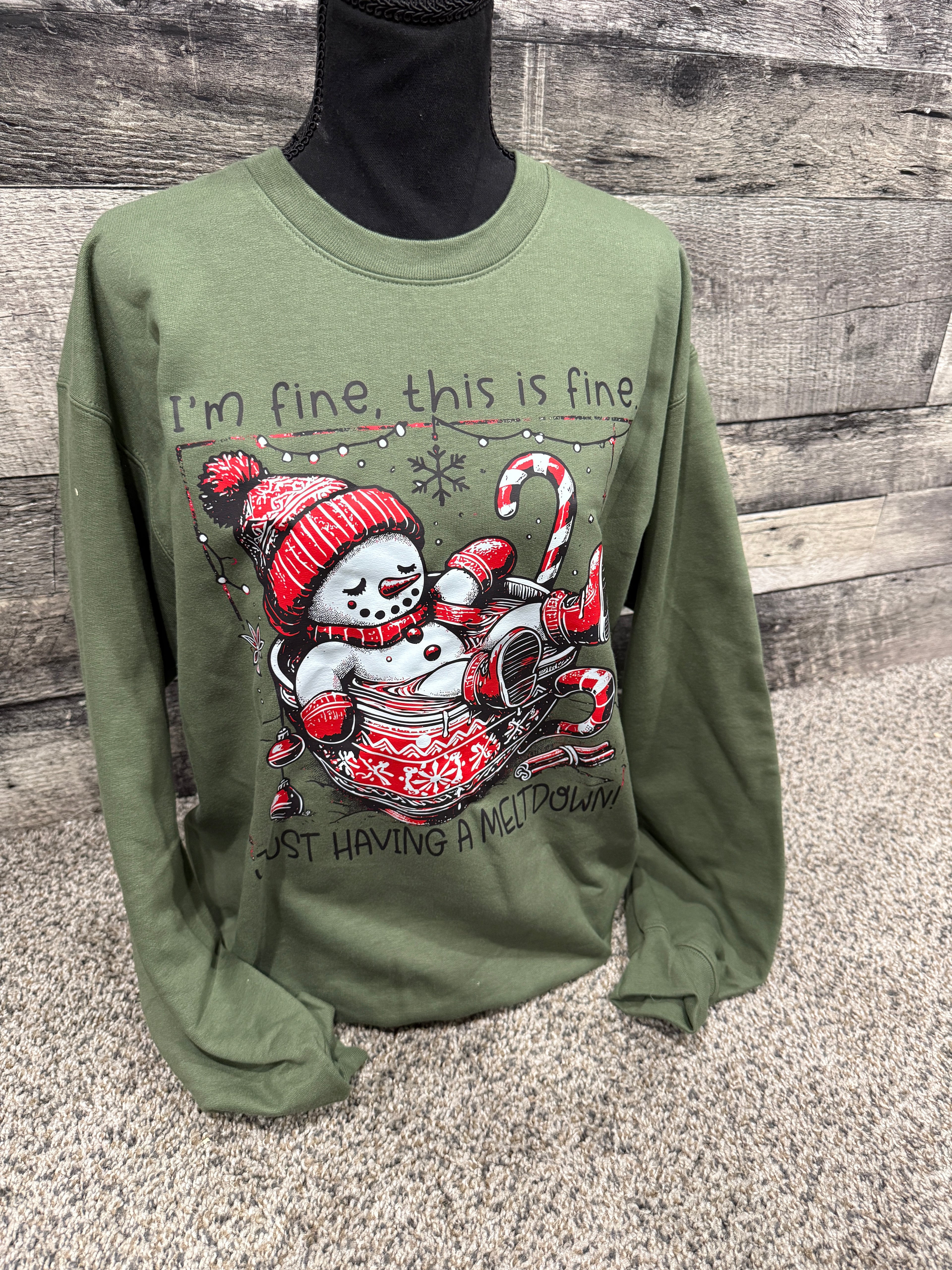 Having a Meltdown Crewneck