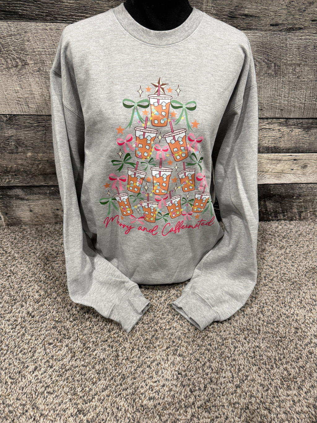 Merry and Caffeinated Crewneck
