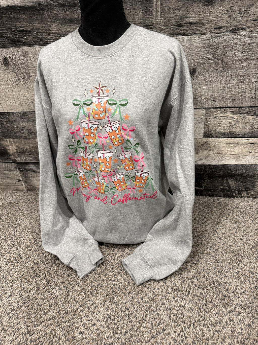 Merry and Caffeinated Crewneck