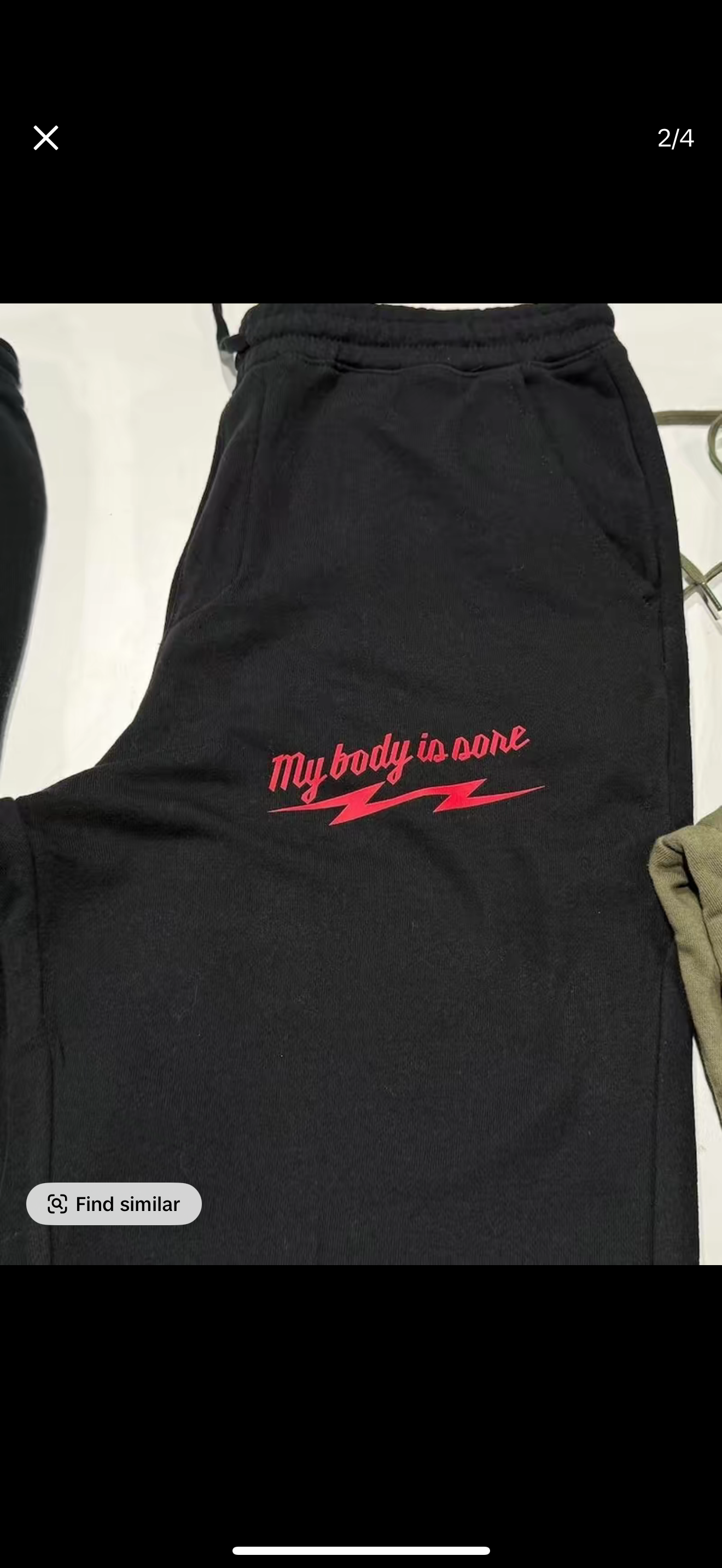 My body is sore sweatpants