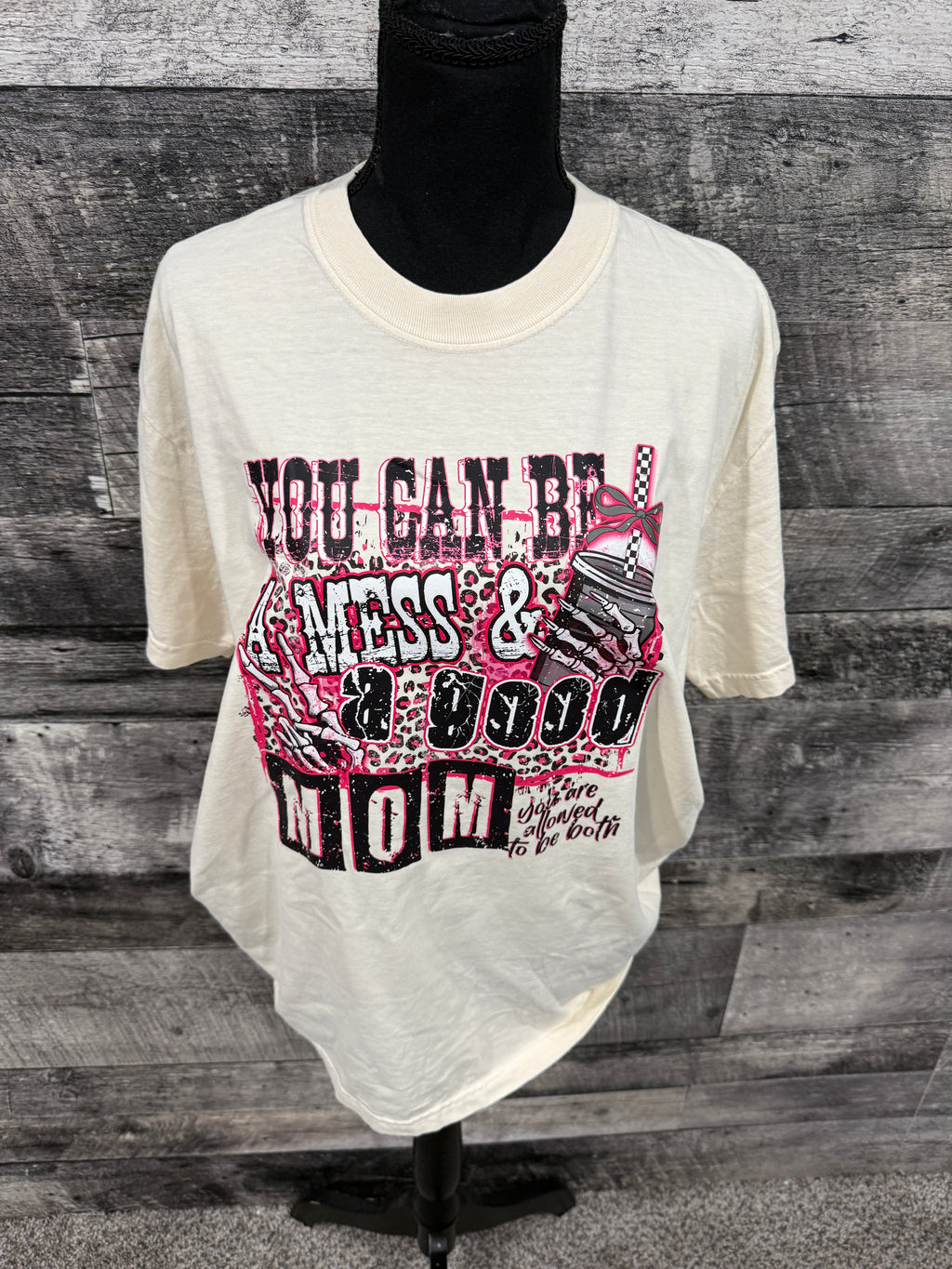 Messy Good Mom T-shirt
