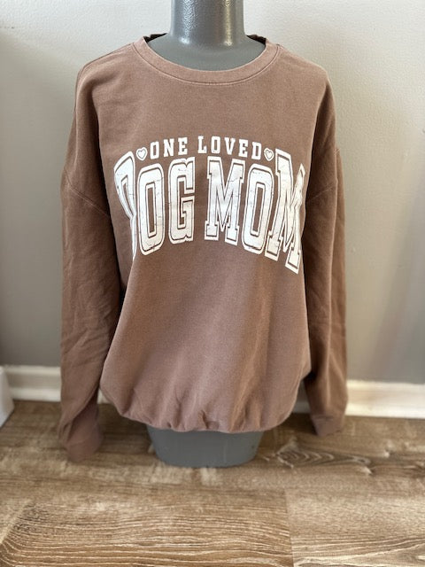 One Loved Dog Mom Crewneck