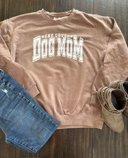 One Loved Dog Mom Crewneck