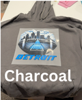 Detroit Field Design- Crewneck and Hoodie