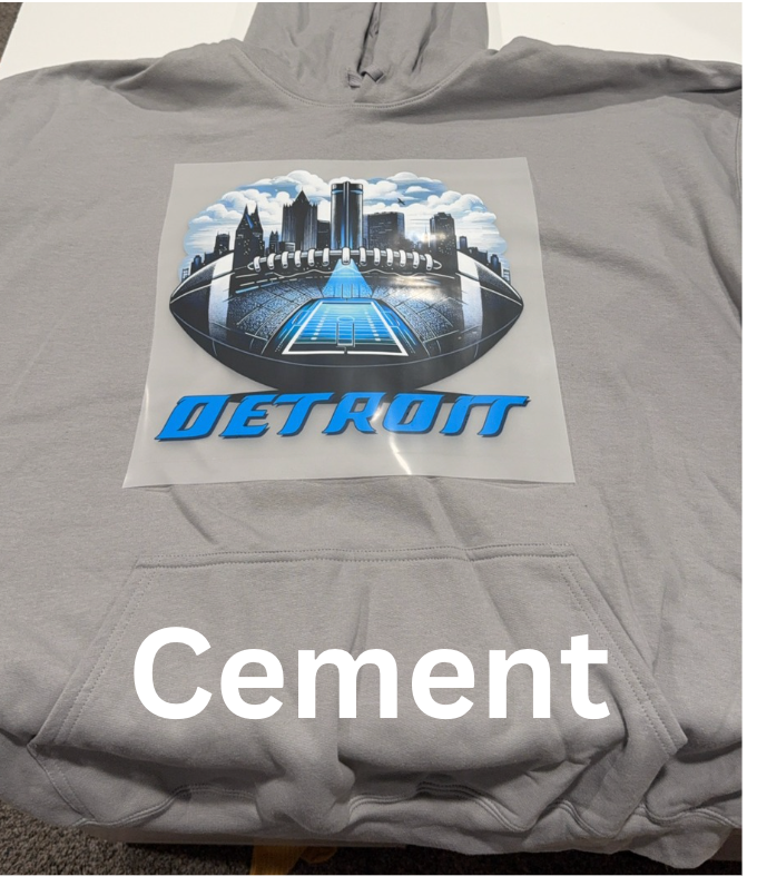 Detroit Field Design- Crewneck and Hoodie