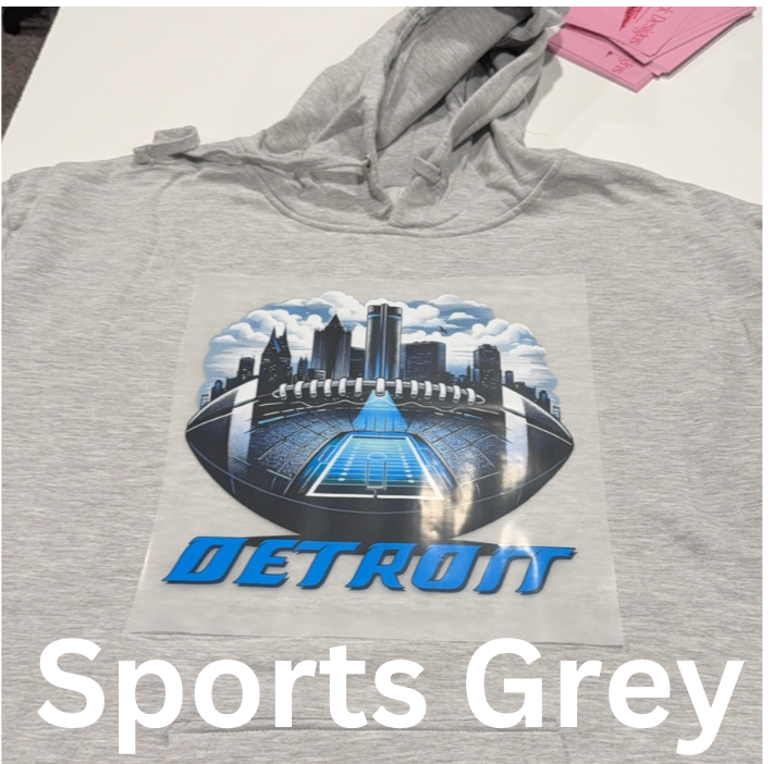 Detroit Field Design- Crewneck and Hoodie