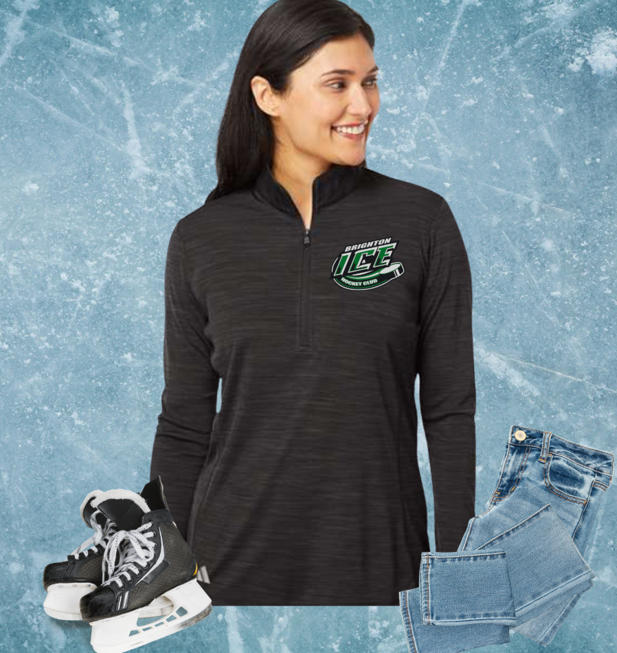 ICE- Women's 1/4 Adidas zip
