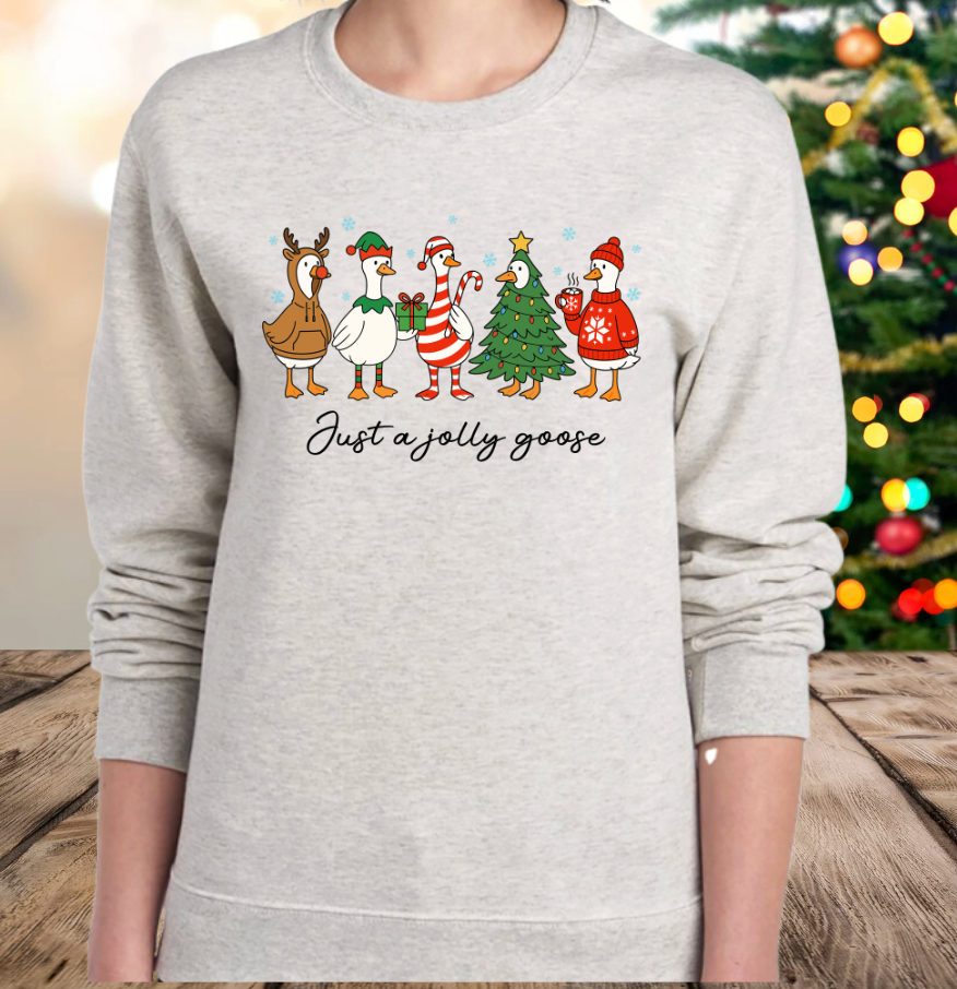 Just a Jolly Goose Crewneck