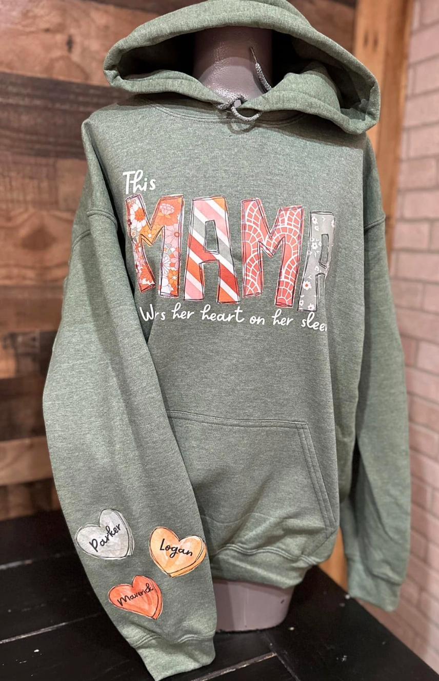 This Mama Crewneck-Boho Font