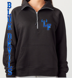 School Spirit 1/4 Zip Up Crewneck-Byron, Swartz Creek