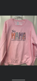 This Mama Crewneck-Valentine's Font