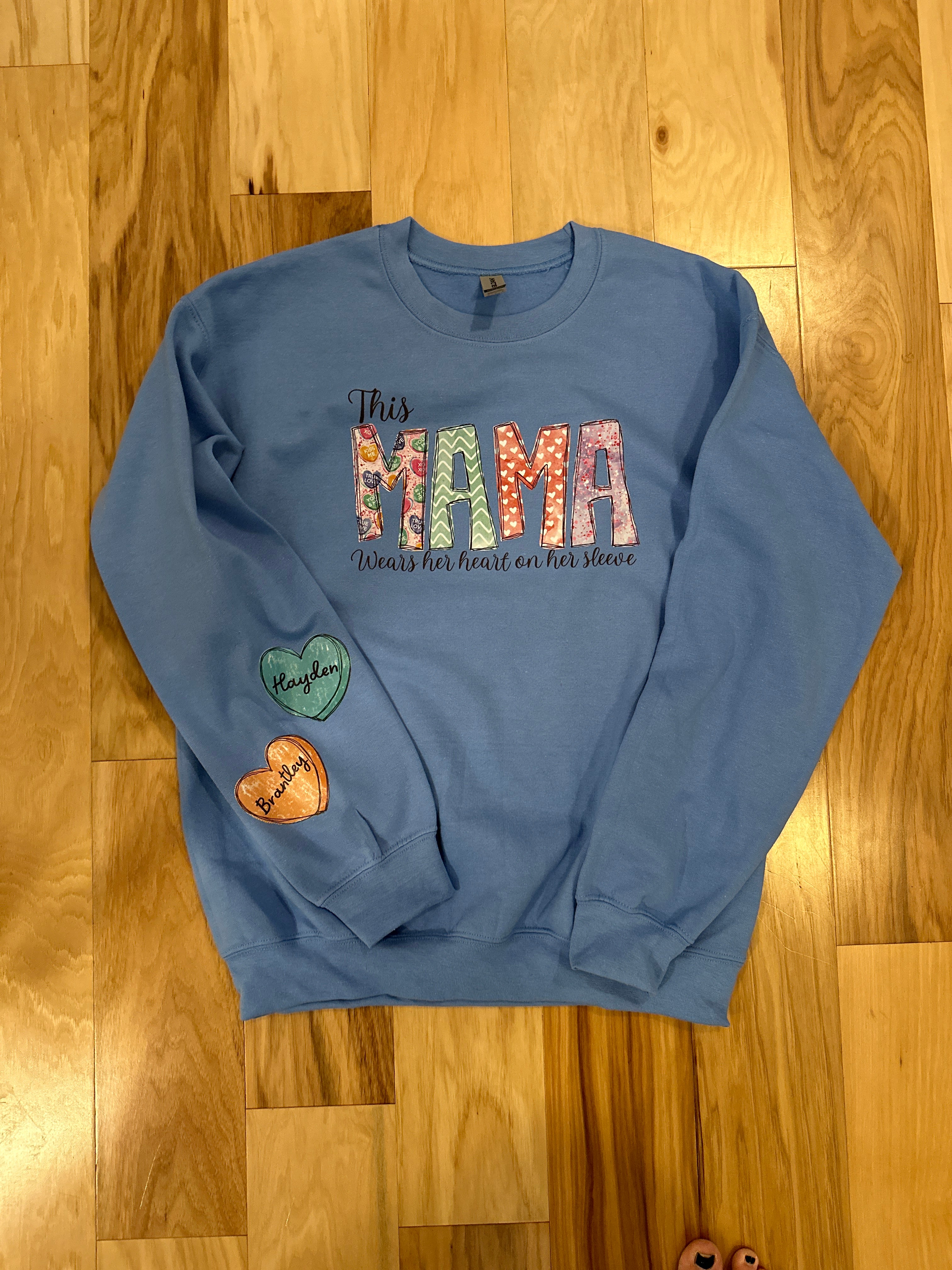 This Mama Crewneck-Valentine's Font