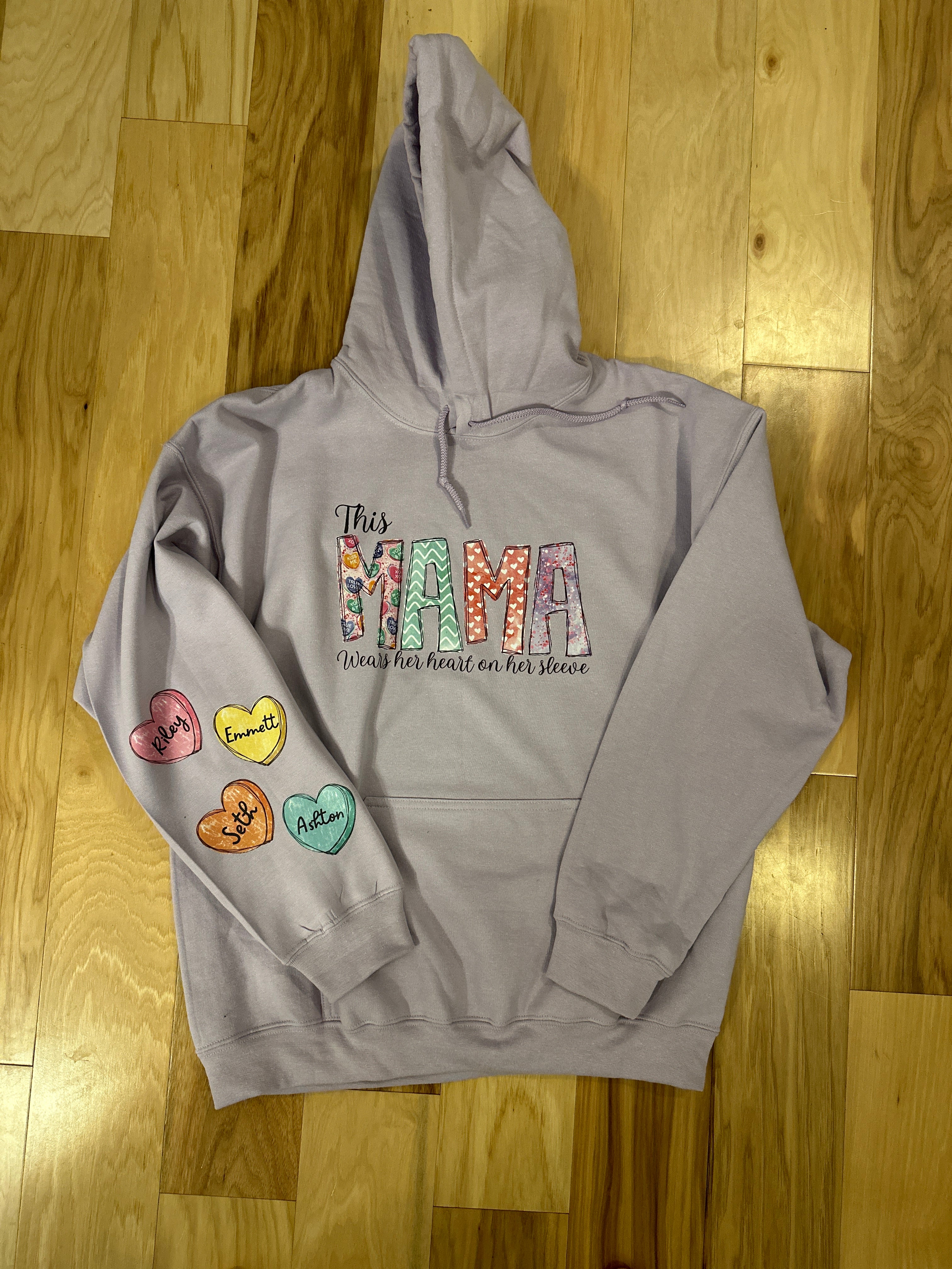 This Mama Hoodie-Valentines day Font